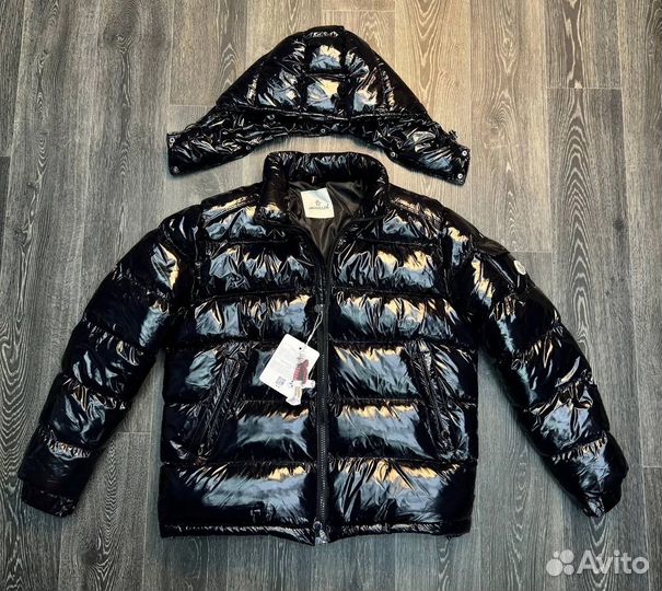 Пуховик Moncler Maya глянцевый