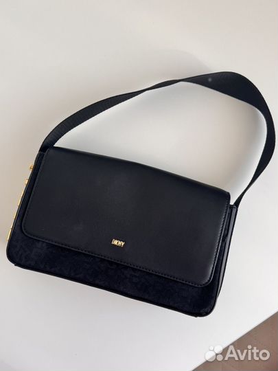 Сумка dkny черная на плечо