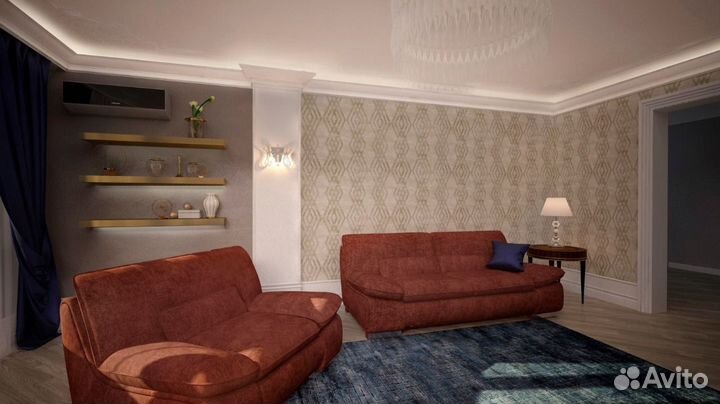 Дизайн интерьера под ключ