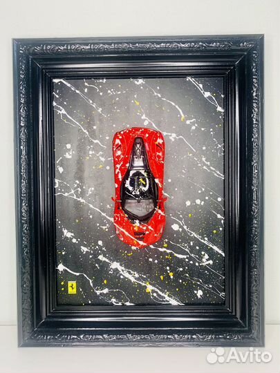 Картина с авто ferrari bburago