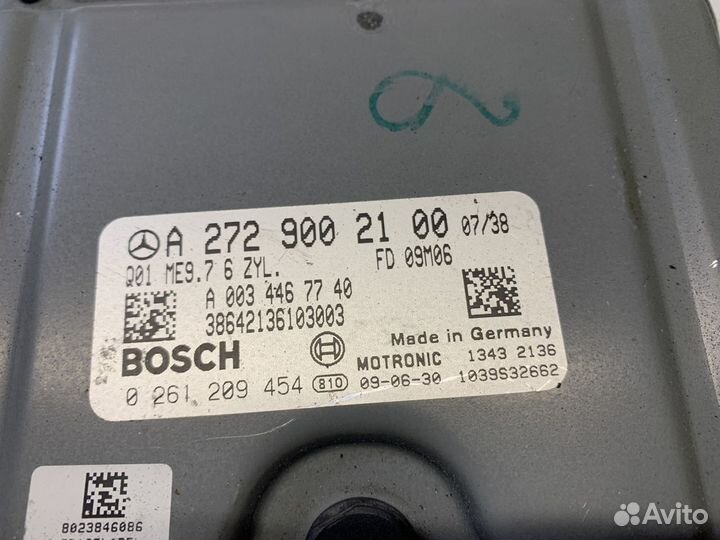 Блок управления двигателем Мерседес w212 M272