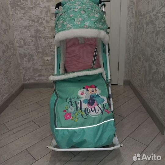 Санки коляска ника