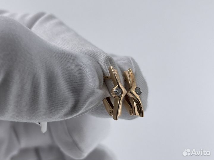 Золотые Серьги 585 пробы. Рассрочка
