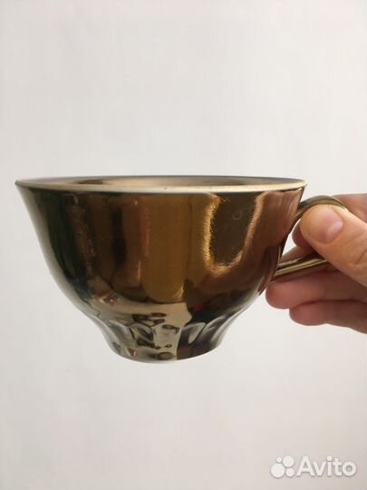Чашка, кружка золотая СССР