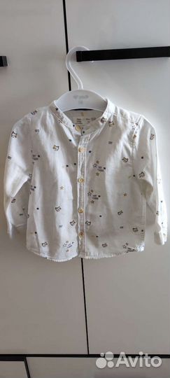 Рубашка для мальчика zara 86