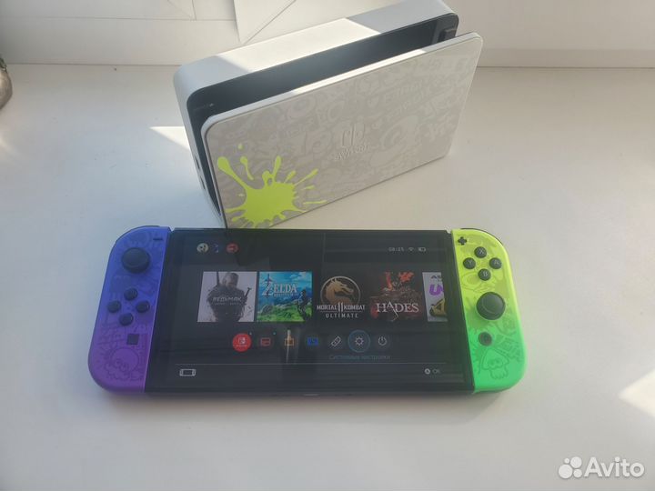 Nintendo switch oled splatoon 3