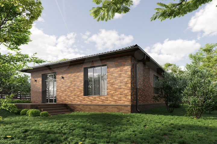 Дом 100 м² на участке 8 сот.