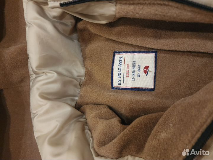 Куртка детская утепленная 80-86