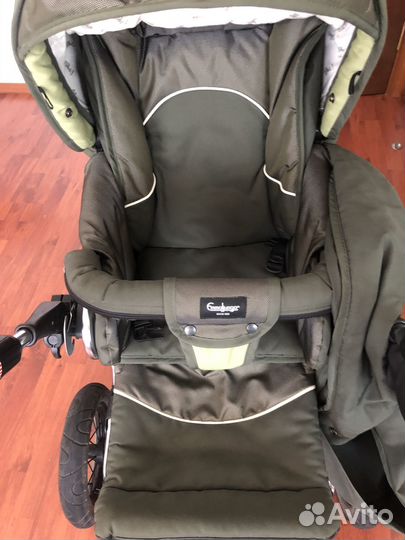 Коляска Emmaljunga Edge 2 в 1+сумка+подножка