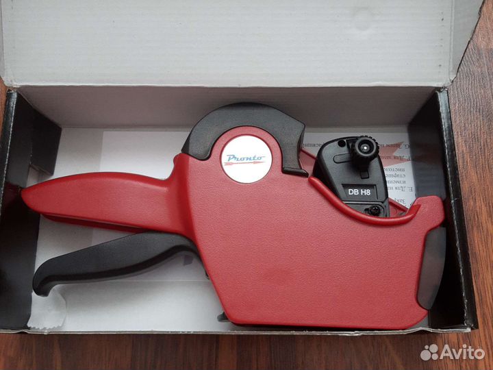 Этикет пистолет pronto H8 италия