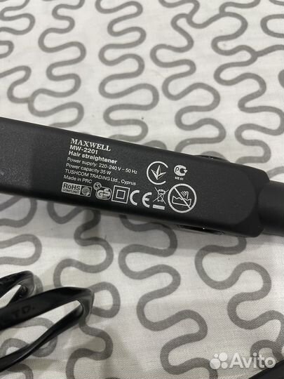 Плойка выпрямитель утюжок для волос