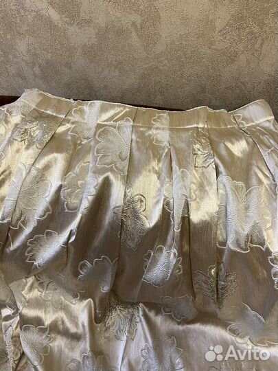 Шторы золотистые