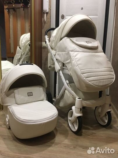 Коляска 2 в 1 adamex luciano