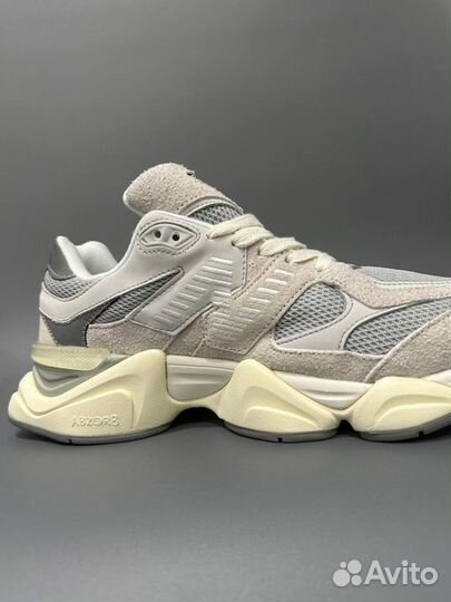 Кроссовки New Balance 9060, Gray Beige Люкс