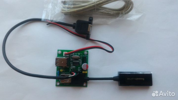 Переходник USB audio для усилителя 6Ф3П