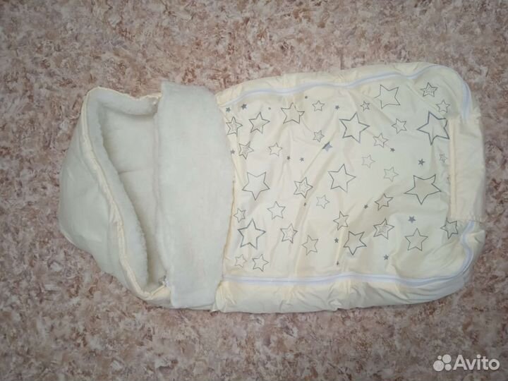 Конверт на выписку зимний для девочек