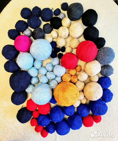 Пряжа нитки для вязания 10 кг цена за все