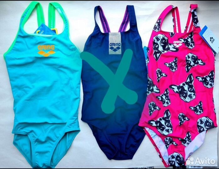 Купальники новые Arena р 2-3 р 10-11 оригинал