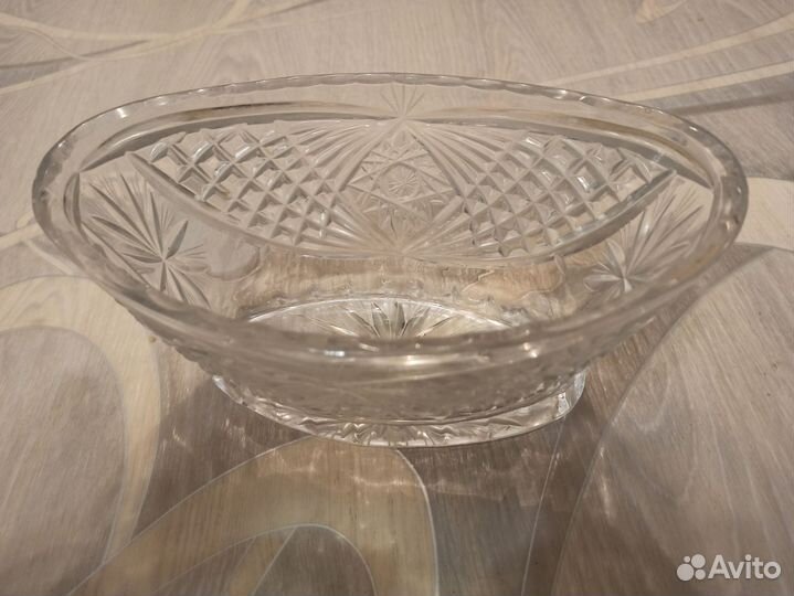 Ваза, салатник, конфетница хрусталь