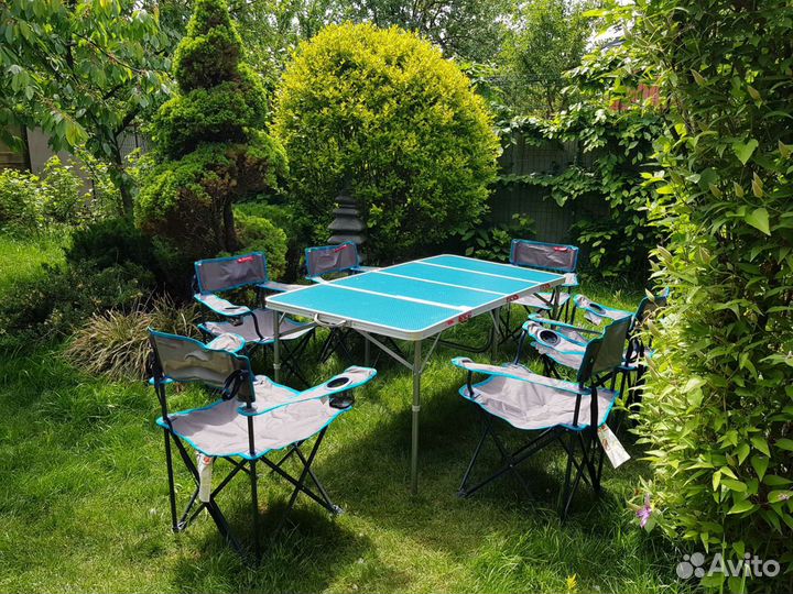 Стол и кресла для кемпинга декатлон