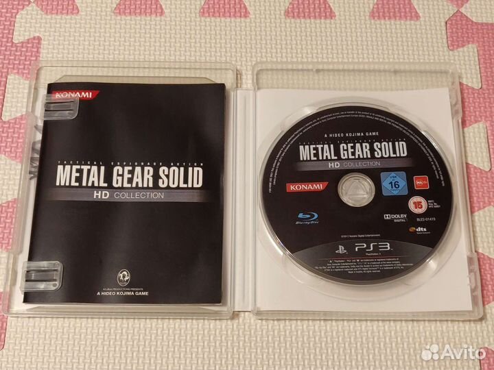 Metal Gear Solid HD Collection диск PS3