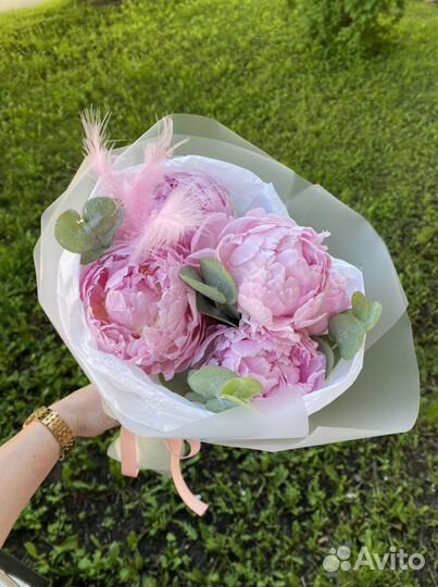 Пионы. Цветы и букеты из пионов