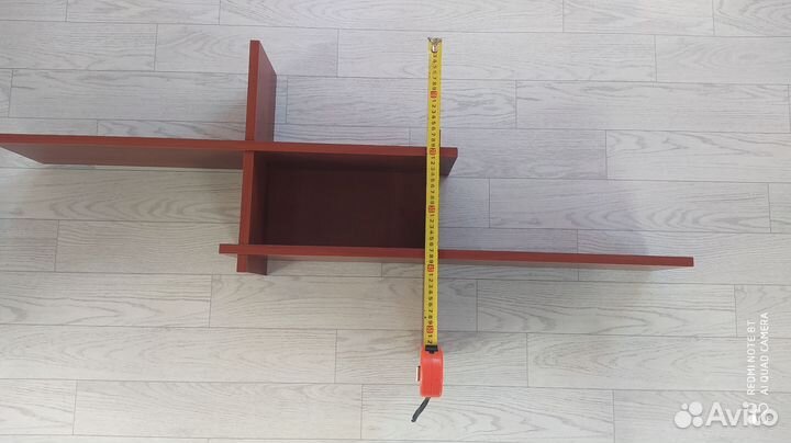 Полка на стену интерьерная для декора и книг