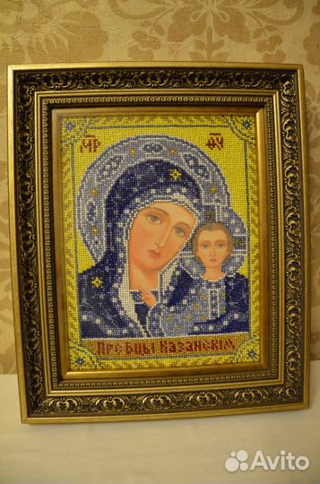 Иконы бисером - ручная работа