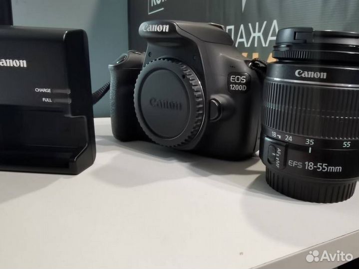 Фотоаппарат Canon 1200D Kit 18-55Mm Пробег 15К