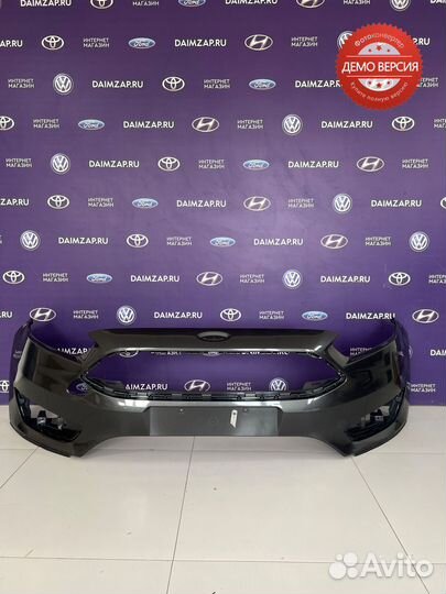 Бампер Передний Ford Focus 3 (2015) / темно-серый