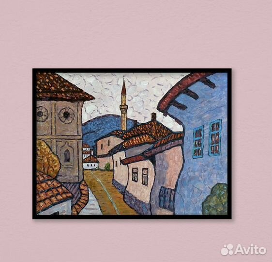 Картина маслом на холсте 