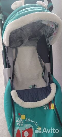 Детские санки коляска ника