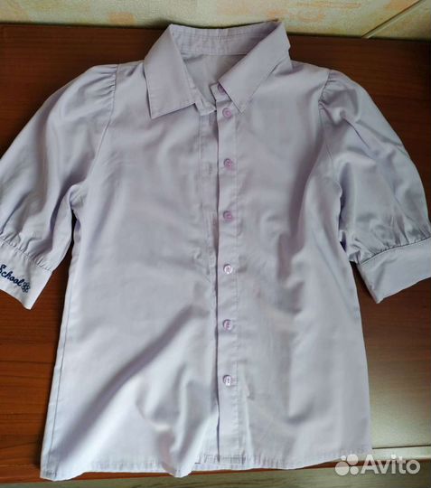 Блузка для девочки школьная 140-146