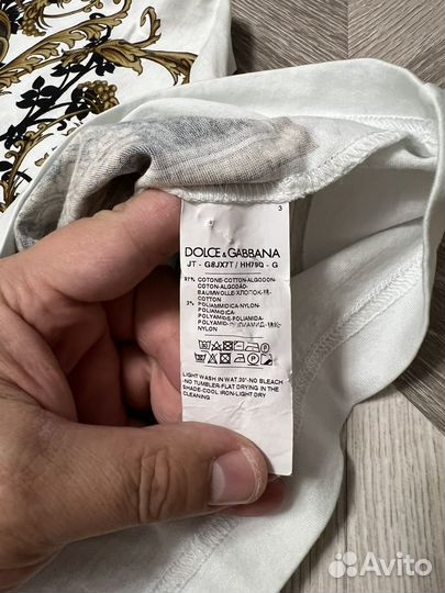 Футболка Dolce gabbana Оригинал М(48)