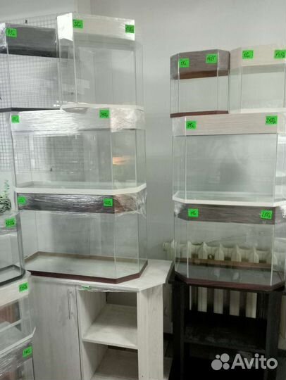 Аквариумы на 5, 10, 15,20,30,35, 50,70,100,120