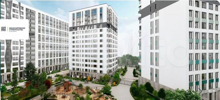 2-к. квартира, 68,5 м², 1/14 эт.