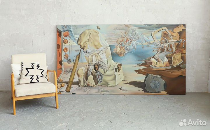 Репродукция картины маслом на холсте