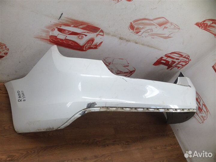 Бампер задний Skoda Rapid 20282