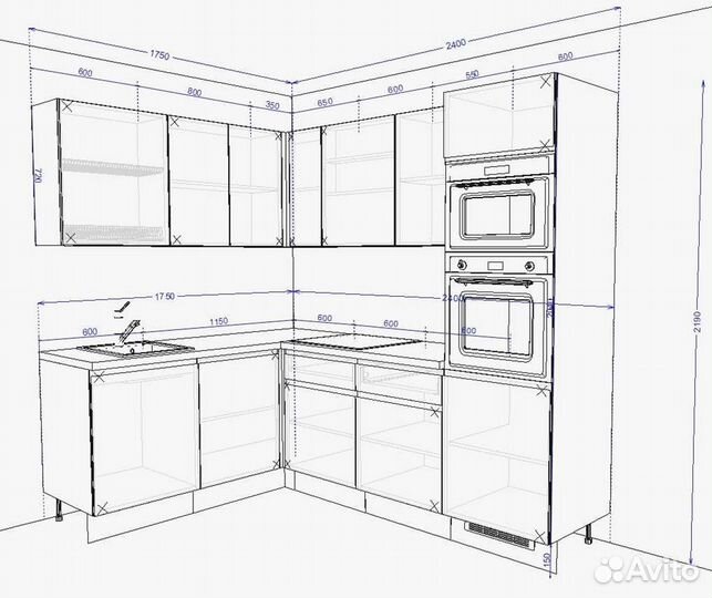 Качественный кухонный гарнитур