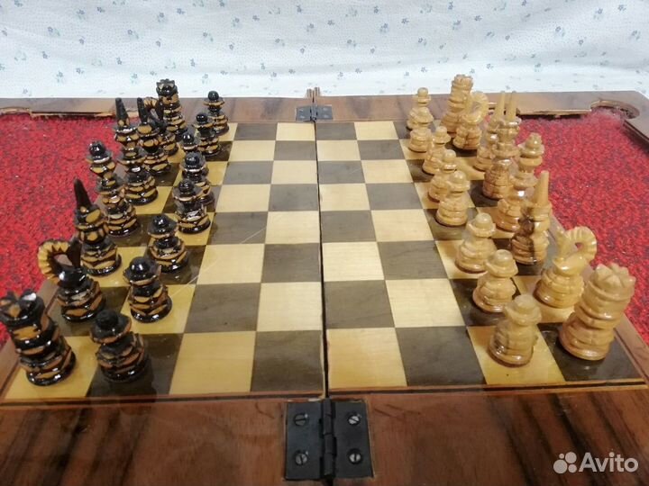 Шахматы СССР ручная работа 60-е г.г