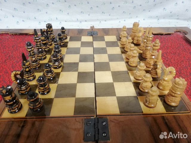 Шахматы СССР ручная работа 60-е г.г