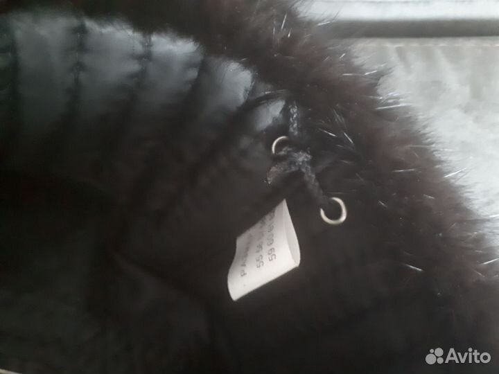 Норковая шапка мужская ушанка