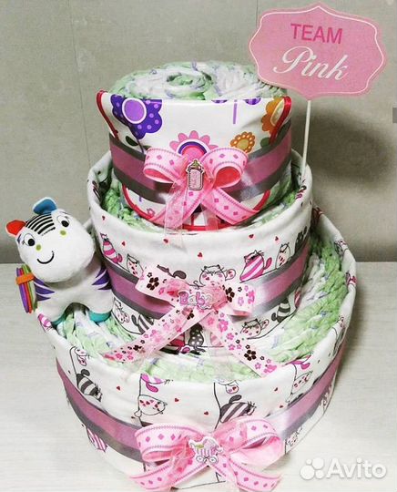 Торт из подгузников