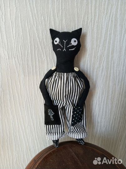 Кот текстильный