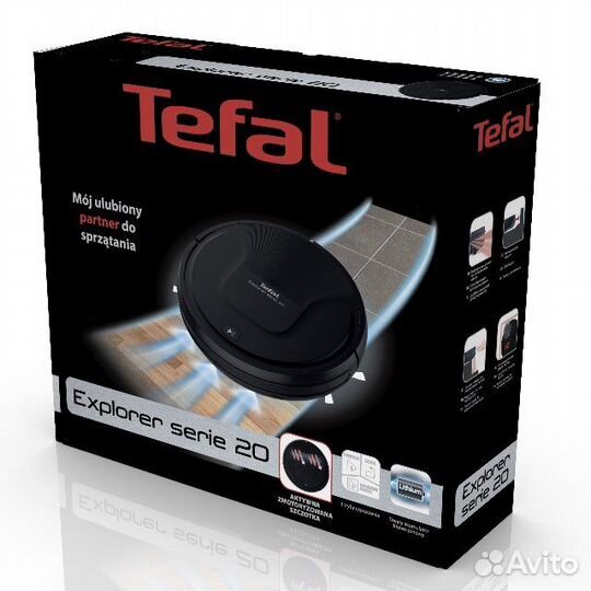 Новый Робот пылесос tefal rg6825wh