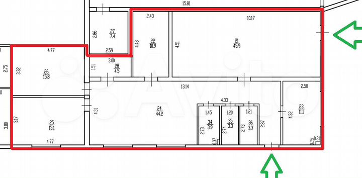 Офис, 158 м²
