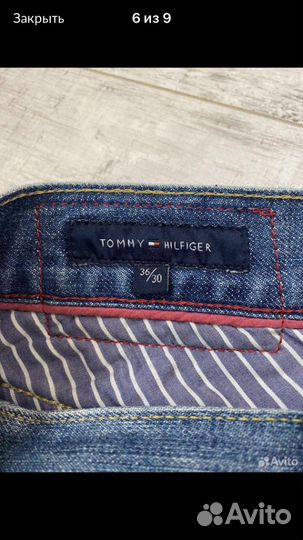 Tommy hilfiger джинсы