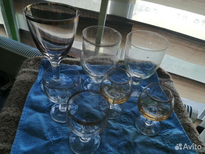 Фужеры СССР разные