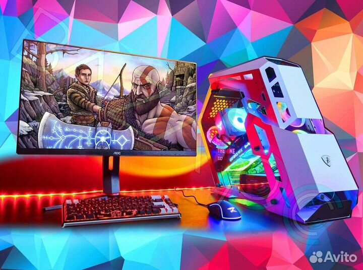 Новый игровой пк Ryzen 5 3600x / AMD RX 6750XT