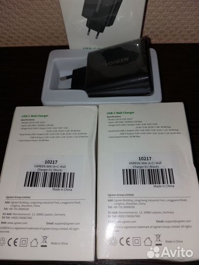 Зарядное устройство Ugreen QC 4,0 3,0 PD 36 Вт